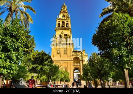 Córdoba Andalucía España mezquita catedral de Córdoba 2021 Foto Stock