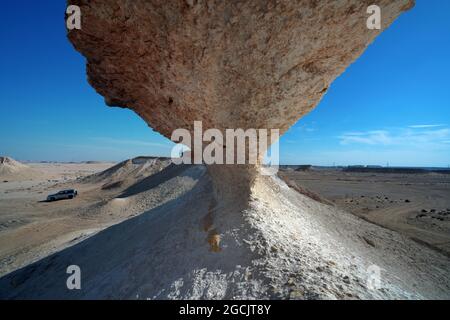 Zekreet è un villaggio nel Qatar nord-occidentale vicino a Dukhan e circa 80 km a nord-ovest di Doha. QATAR Foto Stock