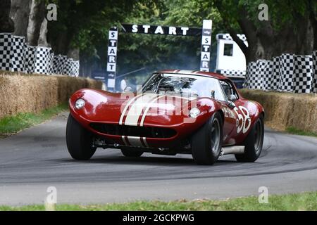 Duncan Pittaway, Cheetah Chevrolet, primi piloti di resistenza, The Maestros - Motorsport's Great All-Rounders, Goodwood Festival of Speed, Goodwood House Foto Stock