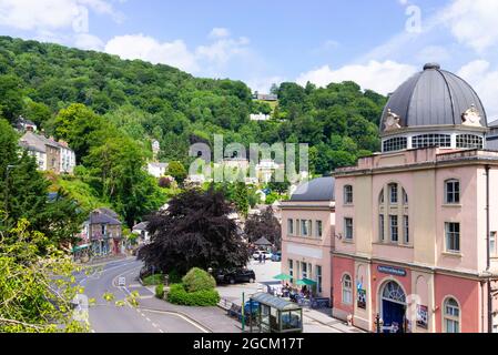 Matlock Bath Grand Pavilion, Temple Mine e Peak District Mining Museum Matlock Bath Derbyshire England UK GB Europe Foto Stock