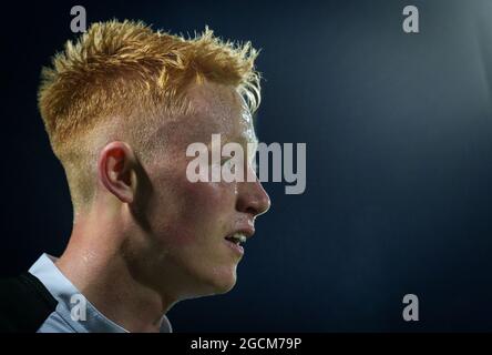 Burton Upon Trent, Regno Unito. 30 luglio 2021. Matty Longstaff di Newcastle si è Unito il 30 luglio 2021 durante la partita pre-stagione 2021/22 tra Burton Albion e Newcastle United al Pirelli Stadium di Burton Upon Trent, Inghilterra. Foto di Andy Rowland. Credit: Prime Media Images/Alamy Live News Foto Stock