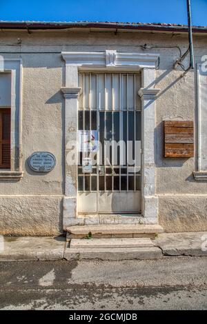 Abbandonare gli edifici a Limassol Cipro Foto Stock