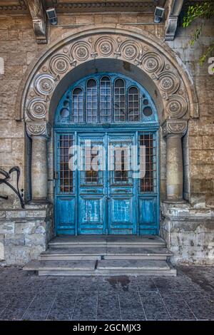 Abbandonare gli edifici a Limassol Cipro Foto Stock