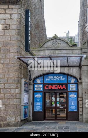 Il cinema indipendente Belmont Filmhouse di Aberdeen si trova in un edificio costruito nel 1896 come Trades Hall. Foto Stock