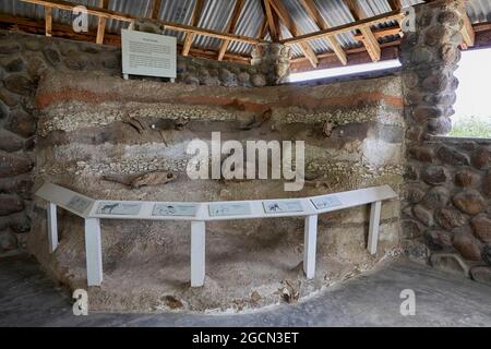 Museo di Olorgesailie sito preistorico in Kenya Africa Foto Stock