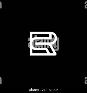 COMBINAZIONE DI LOGO CON LETTERE R E C. Foto Stock