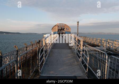 Mumbles Pier, Swansea, Galles, Regno Unito Foto Stock