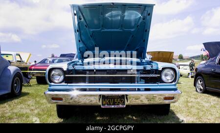 Il fronte di un Rambler di motori americani Foto Stock