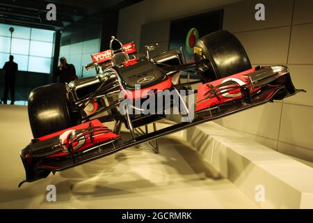 Lancio della McLaren MP4-27, 01 febbraio 2012. McLaren Technology Center, Woking, Regno Unito. Foto Stock