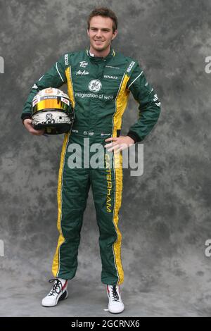 Giedo van der Garde (NDL) Caterham CT01. Gran Premio d'Australia, giovedì 15 marzo 2012. Albert Park, Melbourne, Australia. Foto Stock