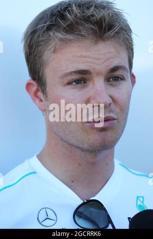 Nico Rosberg (GER) Mercedes AMG F1. Gran Premio d'Europa, giovedì 21 giugno 2012. Valencia, Spagna. Foto Stock