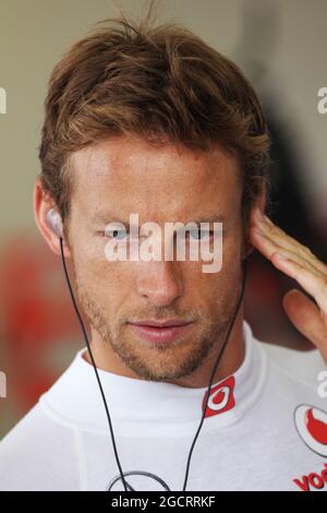 Jenson Button (GBR) McLaren. Gran Premio d'Europa, venerdì 22 giugno 2012. Valencia, Spagna. Foto Stock