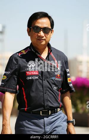Chalerm Yoovidhya (THA) Red Bull Racing Co-Proprietario. Gran Premio d'Europa, domenica 24 giugno 2012. Valencia, Spagna. Foto Stock