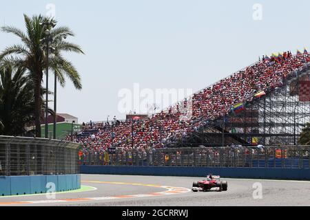 Fernando Alonso (ESP) Ferrari F2012. Gran Premio d'Europa, domenica 24 giugno 2012. Valencia, Spagna. Foto Stock