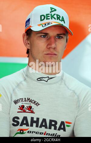 Nico Hulkenberg (GER) Sahara Force India F1. Gran Premio d'India, venerdì 26 ottobre 2012. Grande Noida, Nuova Delhi, India. Foto Stock