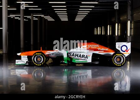 La Saara Force India F1 VJM06. Saara Force India F1 VJM06 lancio, Venerdì 1 febbraio 2013. Silverstone, Inghilterra. Foto Stock