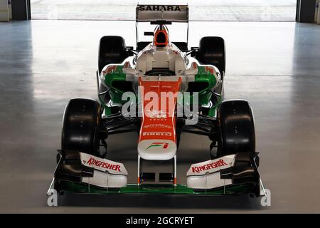 La Saara Force India F1 VJM06. Saara Force India F1 VJM06 lancio, Venerdì 1 febbraio 2013. Silverstone, Inghilterra. Foto Stock