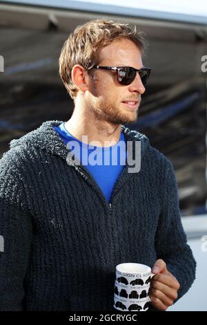 Jenson Button (GBR) McLaren. Formula uno Test, preparazione, Lunedi 4 febbraio 2013. Jerez, Spagna. Foto Stock