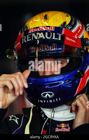 Mark Webber (AUS) Red Bull Racing. Test di Formula uno, giorno uno, martedì 5 febbraio 2013. Jerez, Spagna. Foto Stock