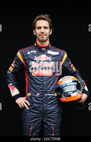 Jean-Eric Vergne (fra) Scuderia Toro Rosso. Gran Premio d'Australia, giovedì 14 marzo 2013. Albert Park, Melbourne, Australia. Foto Stock