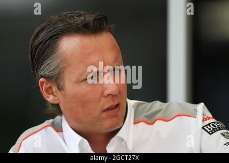 Sam Michael (AUS) McLaren Direttore sportivo. Gran Premio del Bahrain, giovedì 18 aprile 2012. Sakhir, Bahrein. Foto Stock