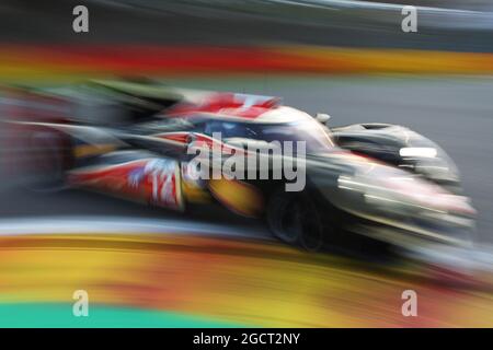 Nicolas Prost (fra) / Neel Jani (fra) / Nick Heidfeld (GER) Rebellion Racing, Lola B12/60 Coupe, Toyota. Campionato Mondiale FIA Endurance, turno 2, venerdì 3 maggio 2013. Spa-Francorchamps, Belgio. Foto Stock