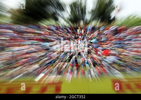 Ventilatori. Gran Premio di Spagna, sabato 11 maggio 2013. Barcellona, Spagna. Foto Stock