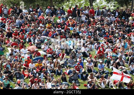 Ventilatori. Gran Premio di Spagna, sabato 11 maggio 2013. Barcellona, Spagna. Foto Stock