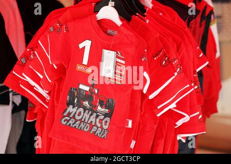 Vendita merchandising Monaco. Gran Premio di Monaco, mercoledì 22 maggio 2013. Monte Carlo, Monaco. Foto Stock
