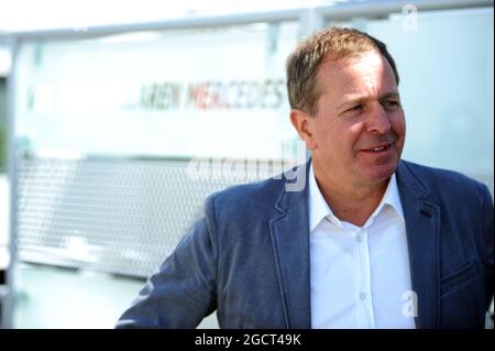 Martin Brundle (GBR) commentatore di Sky Sports. Gran Premio del Canada, domenica 9 giugno 2013. Montreal, Canada. Foto Stock