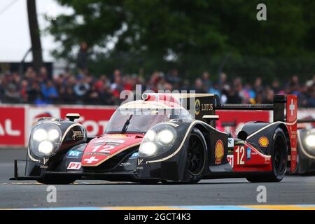 Nicolas Prost (fra) / Neel Jani (fra) / Nick Heidfeld (GER) Rebellion Racing, Lola B12/60 Coupe, Toyota. Le Mans 24 ore di gara, sabato 22 giugno 2013. Le Mans, Francia. Foto Stock