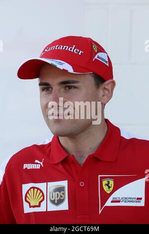 Davide Rigon (ITA) pilota di prova Ferrari. Formula uno Young Drivers Test, giorno 3, venerdì 19 luglio 2013. Silverstone, Inghilterra. Foto Stock