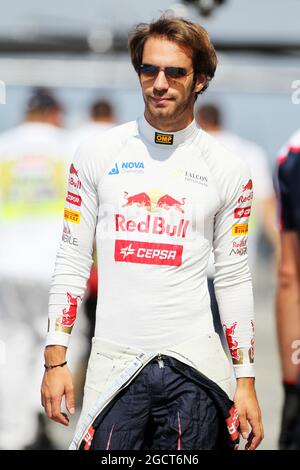 Jean-Eric Vergne (fra) Scuderia Toro Rosso. Gran Premio di Ungheria, sabato 27 luglio 2013. Budapest, Ungheria. Foto Stock