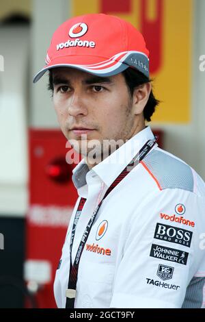 Sergio Perez (MEX) McLaren. Gran Premio del Giappone, giovedì 10 ottobre 2013. Suzuka, Giappone. Foto Stock