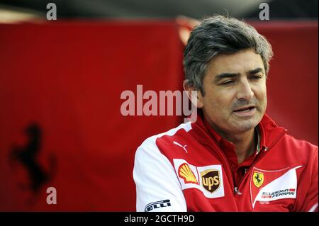 Marco Mattiacci (ITA) Direttore del Team Ferrari. Gran Premio di Cina, domenica 20 aprile 2014. Shanghai, Cina. Foto Stock