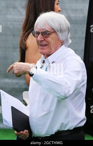 Bernie Ecclestone (GBR). Gran Premio di Spagna, domenica 11 maggio 2014. Barcellona, Spagna. Foto Stock