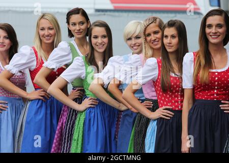 Formula una ragazze. Gran Premio d'Austria, sabato 21 giugno 2014. Spielberg, Austria. Foto Stock