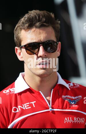 Jules Bianchi (fra) Marussia F1 Team. Gran Premio di Germania, giovedì 17 luglio 2014. Hockenheim, Germania. Foto Stock