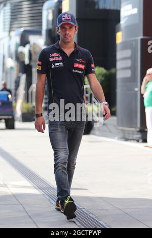 Jean-Eric Vergne (fra) Scuderia Toro Rosso. Gran Premio di Ungheria, giovedì 24 luglio 2014. Budapest, Ungheria. Foto Stock