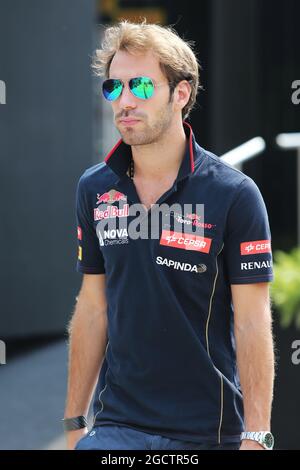 Jean-Eric Vergne (fra) Scuderia Toro Rosso. Gran Premio di Ungheria, domenica 27 luglio 2014. Budapest, Ungheria. Foto Stock