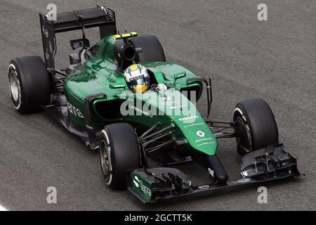 Marcus Ericsson (SWE) Caterham CT05. Gran Premio d'Italia, venerdì 5 settembre 2014. Monza Italia. Foto Stock