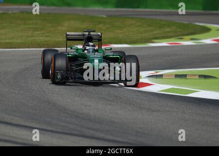 Kamui Kobayashi (JPN) Caterham CT05. Gran Premio d'Italia, venerdì 5 settembre 2014. Monza Italia. Foto Stock