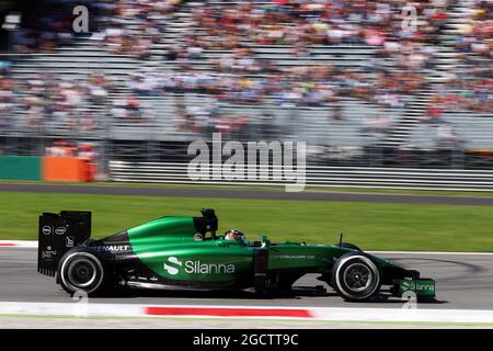 Kamui Kobayashi (JPN) Caterham CT05. Gran Premio d'Italia, sabato 6 settembre 2014. Monza Italia. Foto Stock