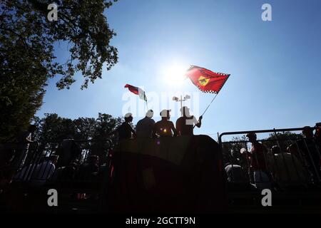 Ventilatori. Gran Premio d'Italia, sabato 6 settembre 2014. Monza Italia. Foto Stock