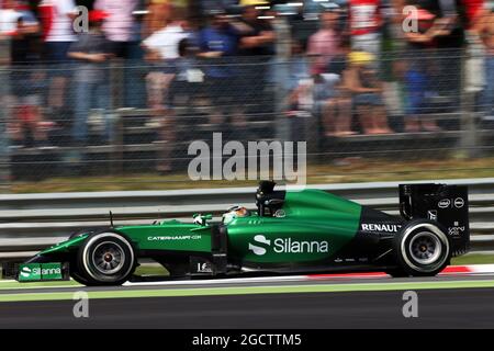 Kamui Kobayashi (JPN) Caterham CT05. Gran Premio d'Italia, domenica 7 settembre 2014. Monza Italia. Foto Stock