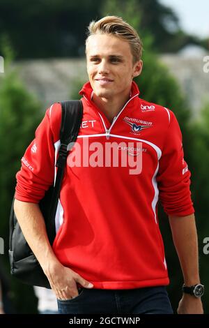 Max Chilton (GBR) Marussia F1 Team. Gran Premio del Giappone, venerdì 3 ottobre 2014. Suzuka, Giappone. Foto Stock
