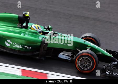 Marcus Ericsson (SWE) Caterham CT05. Gran Premio del Giappone, venerdì 3 ottobre 2014. Suzuka, Giappone. Foto Stock