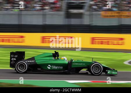 Marcus Ericsson (SWE) Caterham CT05. Gran Premio del Giappone, venerdì 3 ottobre 2014. Suzuka, Giappone. Foto Stock