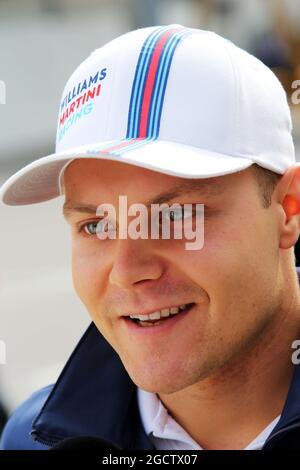 Valtteri Bottas (fin) Williams. Gran Premio del Giappone, sabato 4 ottobre 2014. Suzuka, Giappone. Foto Stock