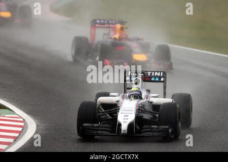 Felipe massa (BRA) Williams FW36. Gran Premio del Giappone, domenica 5 ottobre 2014. Suzuka, Giappone. Foto Stock